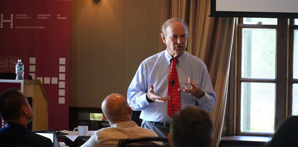 An image of AMDP faculty teaching