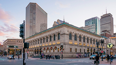 an image of the Boston public library